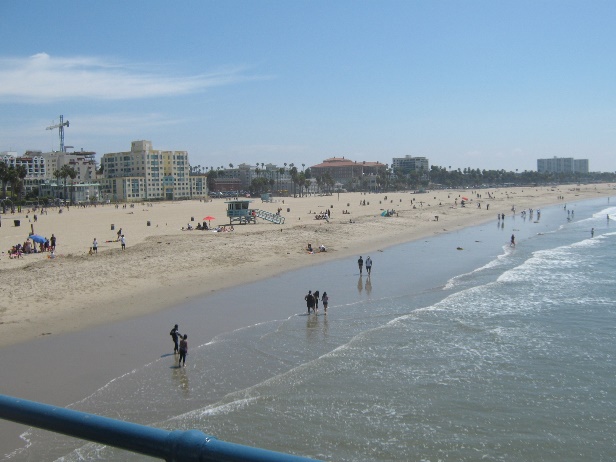Strand in Santa Monica Beach 